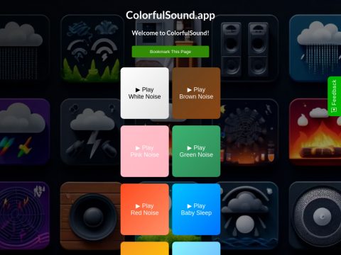 ColorfulSound website screenshot